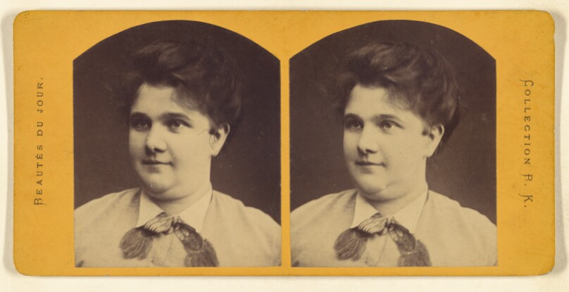 [Head shot of an unidentified woman]