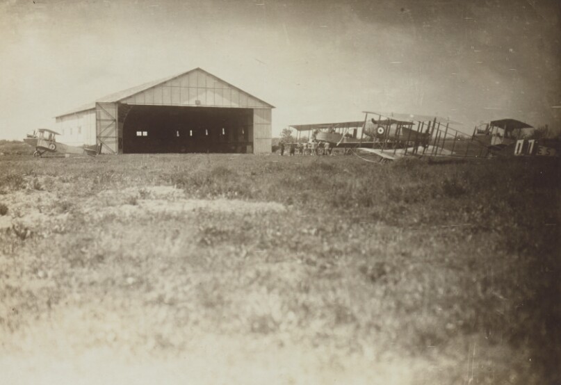 [Airplanes in a field]