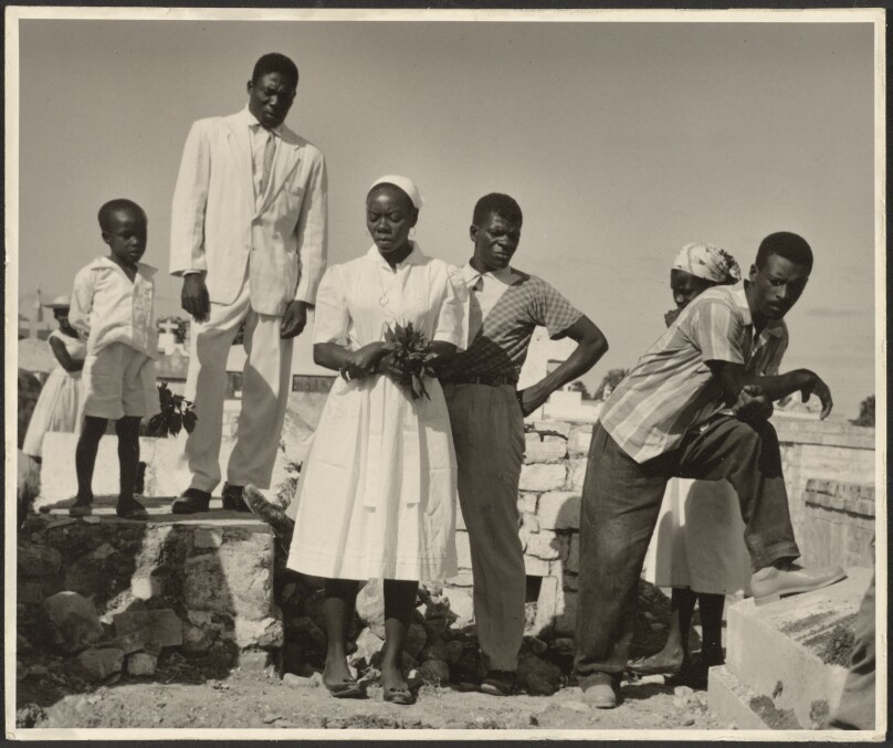 Funeral Group, Petionville, Haiti
