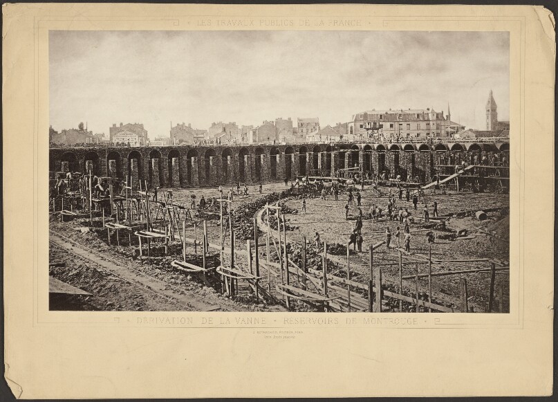 Dérivation de la Vanne, Réservoirs de Montrouge