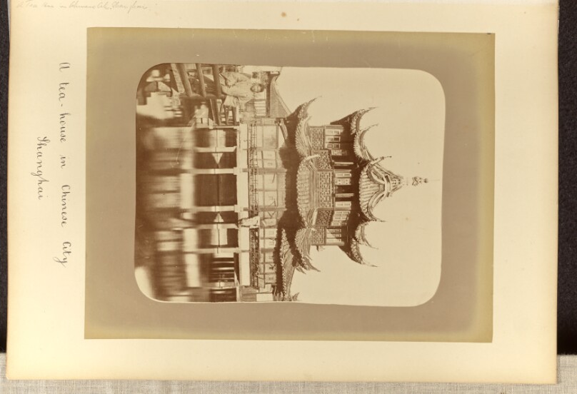 A tea-house in Chinese City, Shanghai