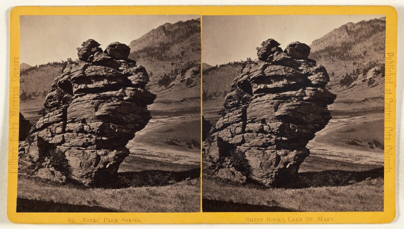 Sheep Rocks, Lake St. Mary. [Estes' Park, Colorado]