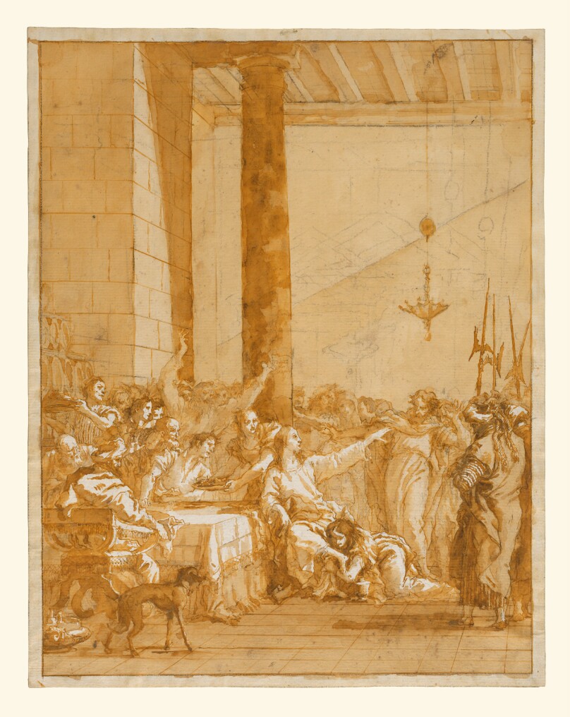 Christ at Supper with Simon the Pharisee, with the Anointment of Christ's Feet by Mary Magdalen