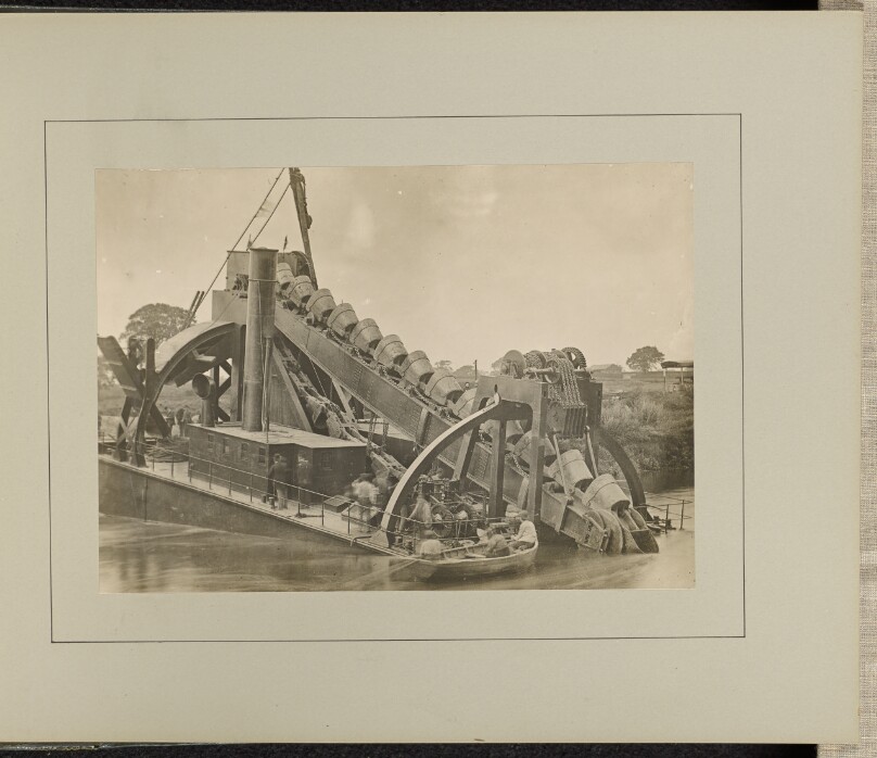Rixton - Dredger "Mersey" before Launching