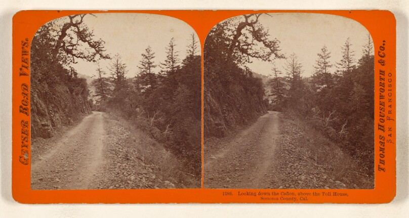 Looking down the Canon, above the Toll House, Sonoma County, Cal.
