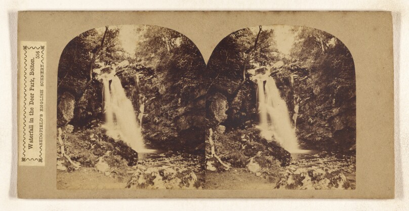 Waterfall in the Deer Park, Bolton.