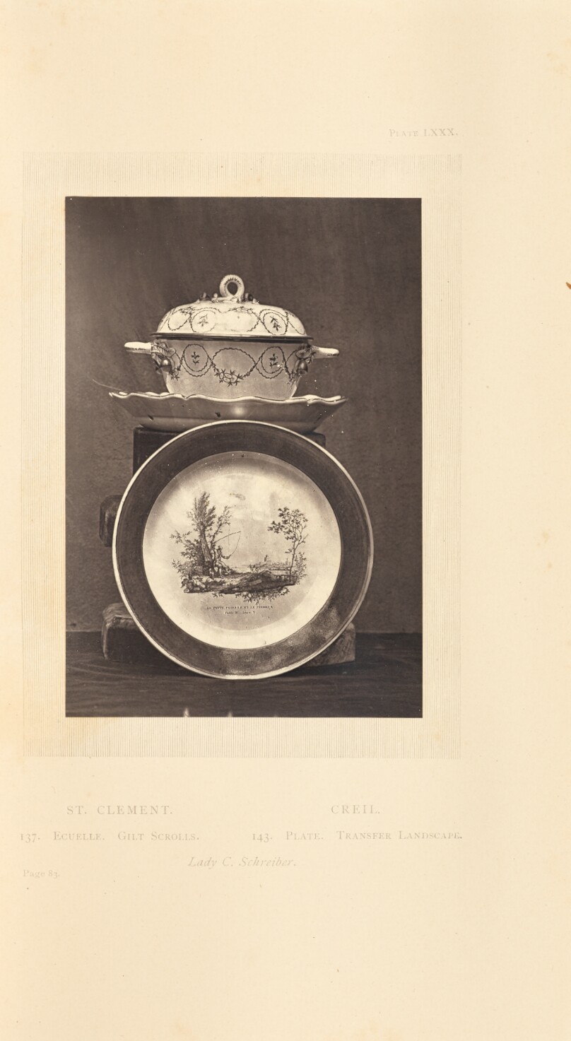[Ecuelle and plate]