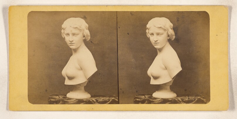 [Palmer Marbles. Sculpture of bare-breasted woman]