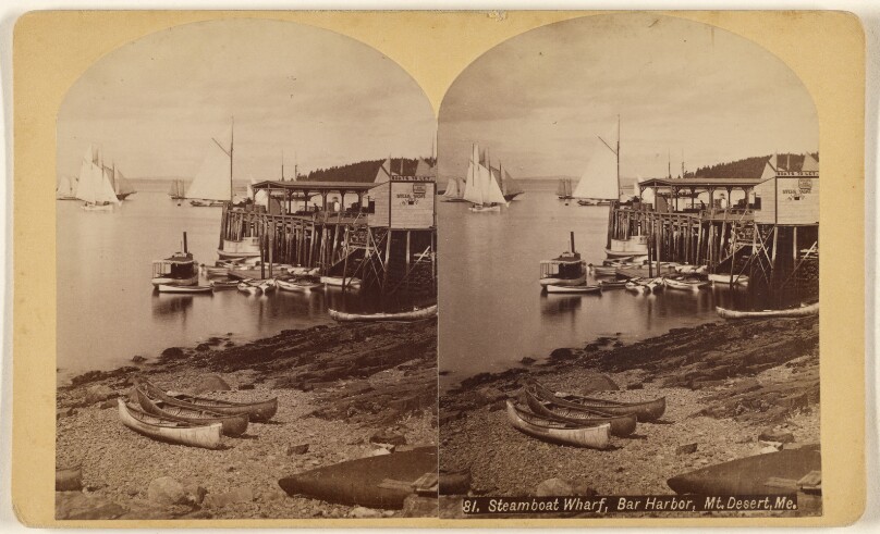 Steamboat Wharf, Bar Harbor, Mt. Desert, Me.