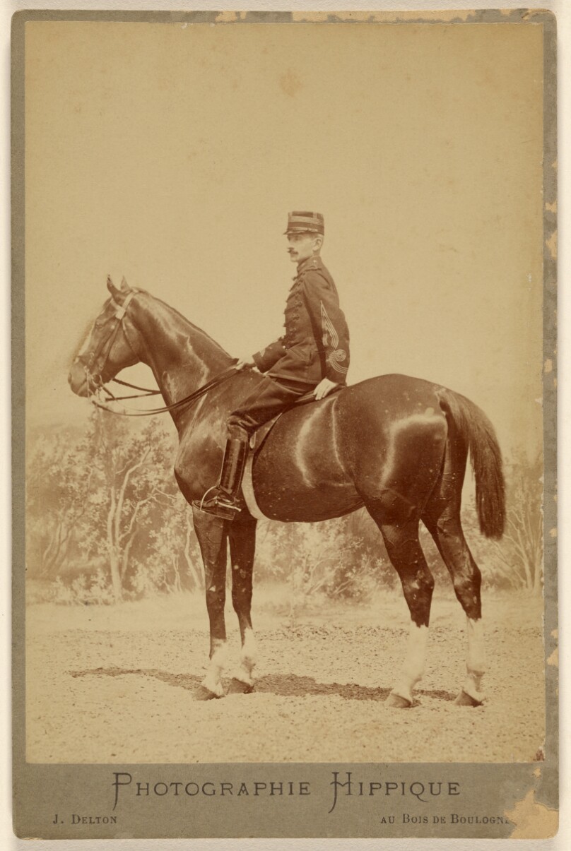 [Unidentified French soldier on horseback]