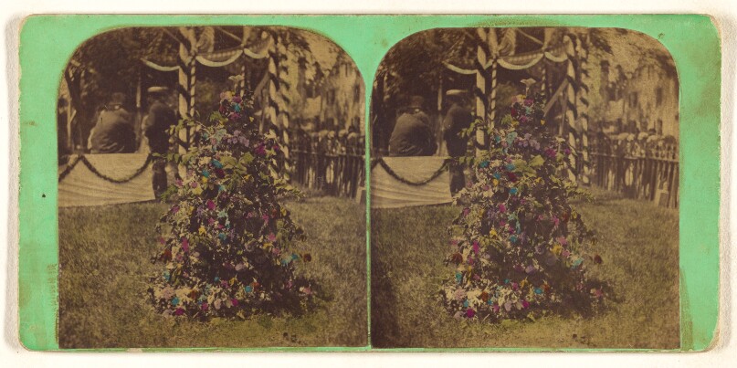 Decorations of Ladd and Whitney Monument.