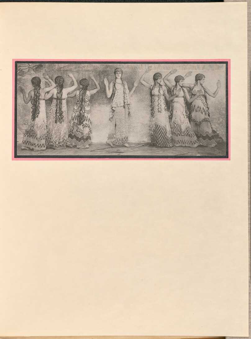 [Seven female dancers as nymphs]