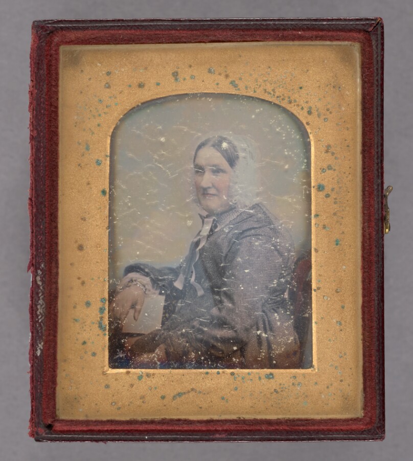 [Portrait of an Elderly Woman in Matron Cap]