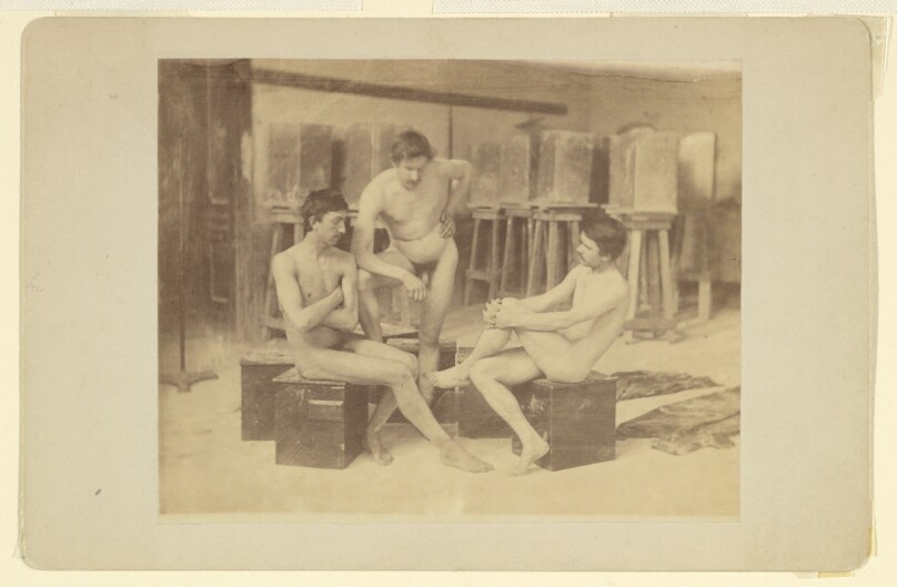[Three Male Nudes]