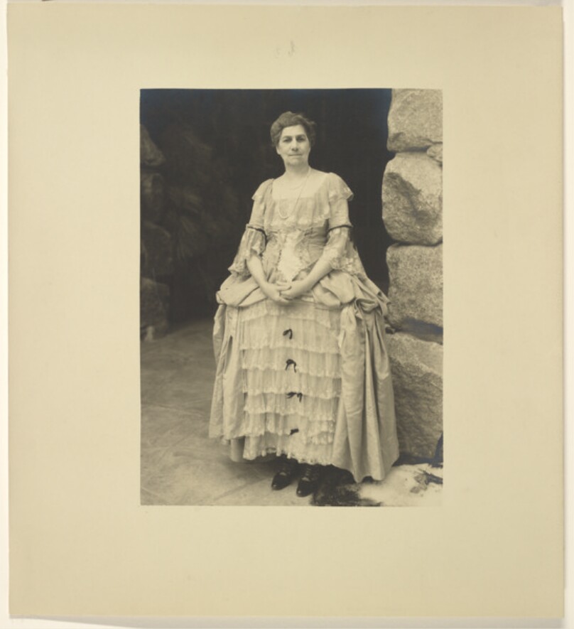 [Portrait of One of the Tresidder Women in Costume]