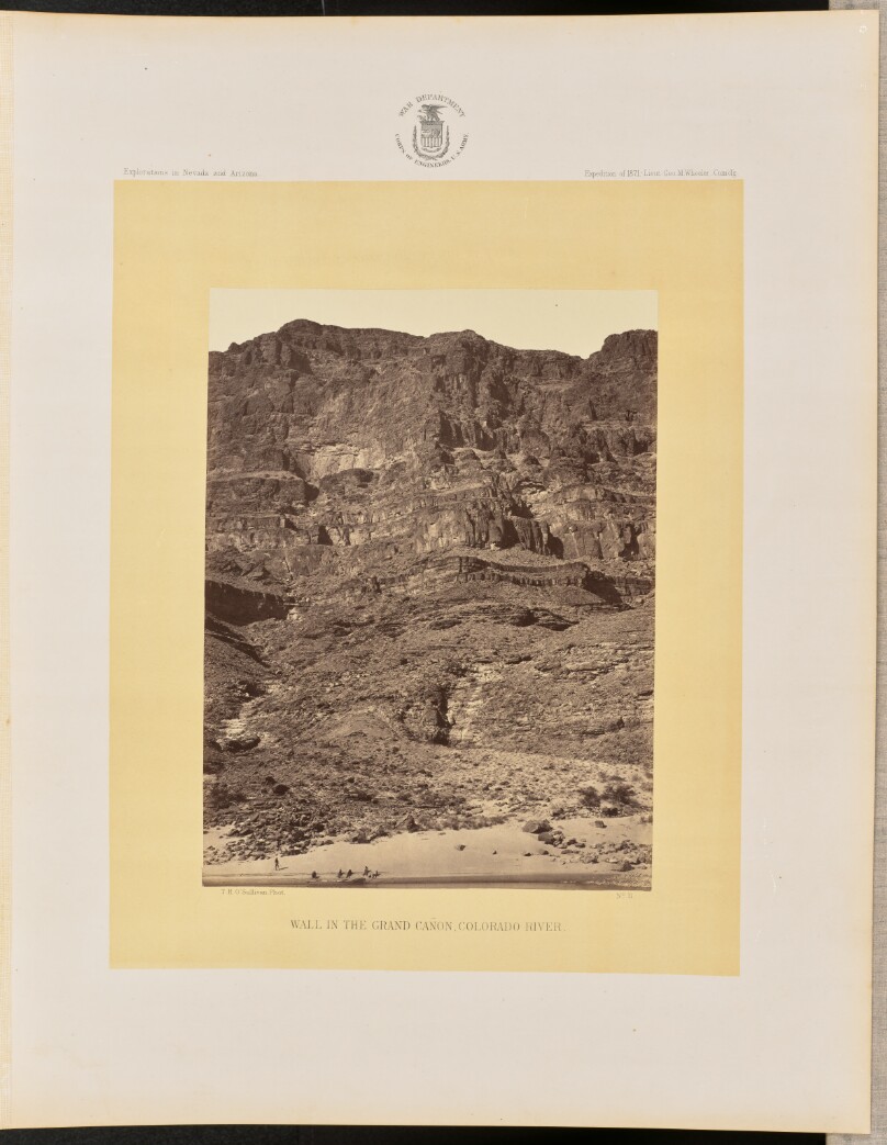 Wall in the Grand Cañon, Colorado River