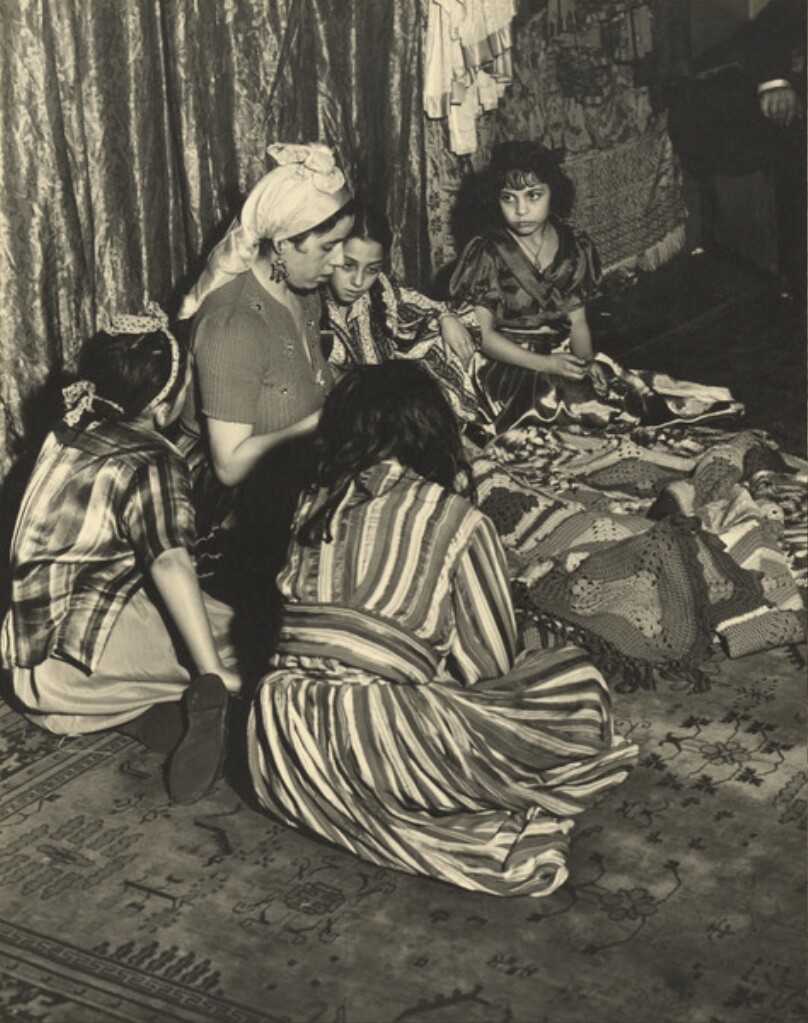 [Roma Woman Seated with Girls]