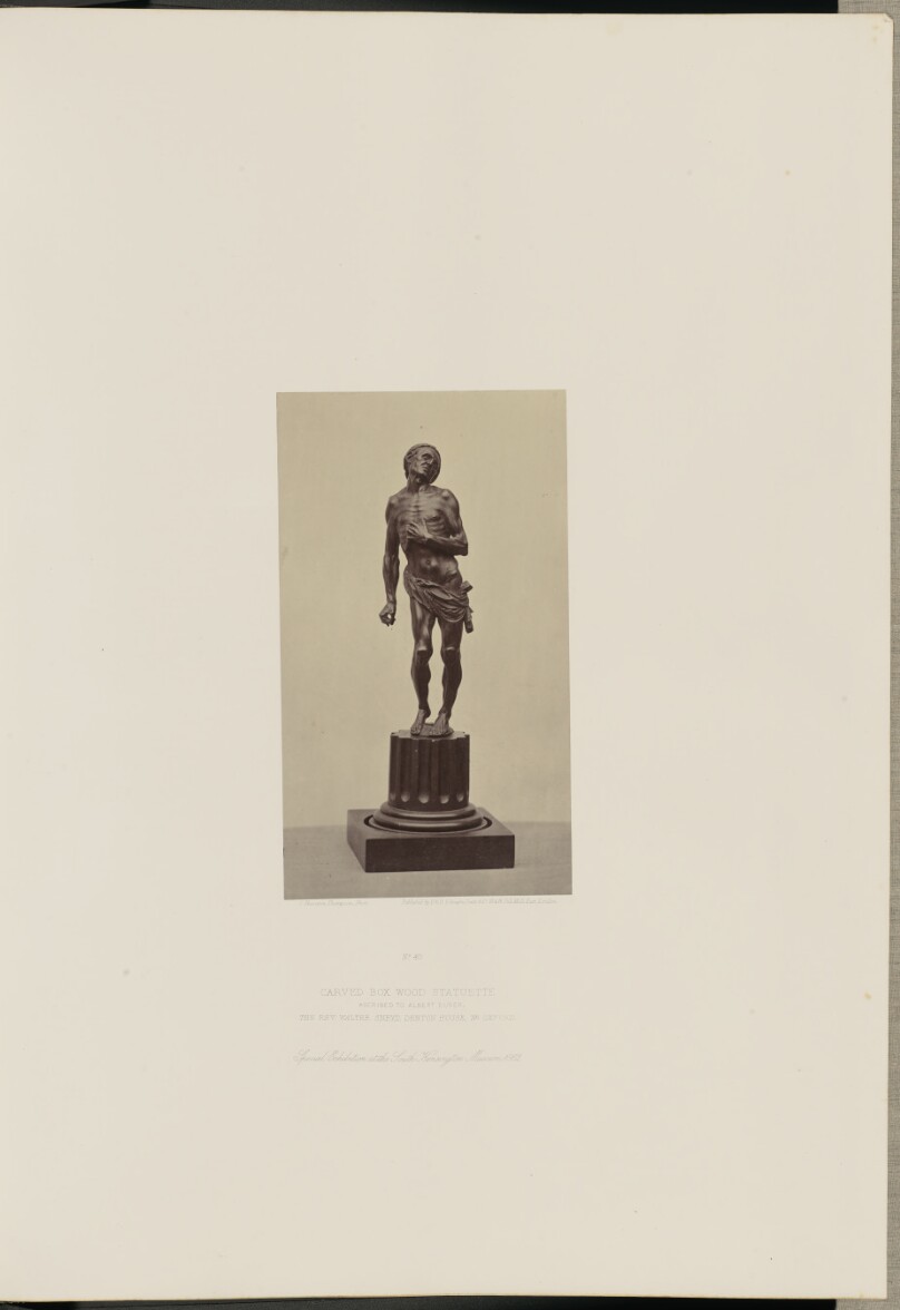 Carved Box Wood Statuette