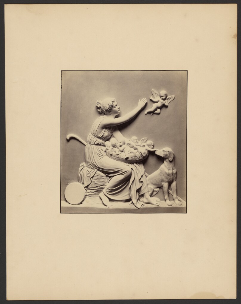 [Shepherdess with a Nest of Cupids]