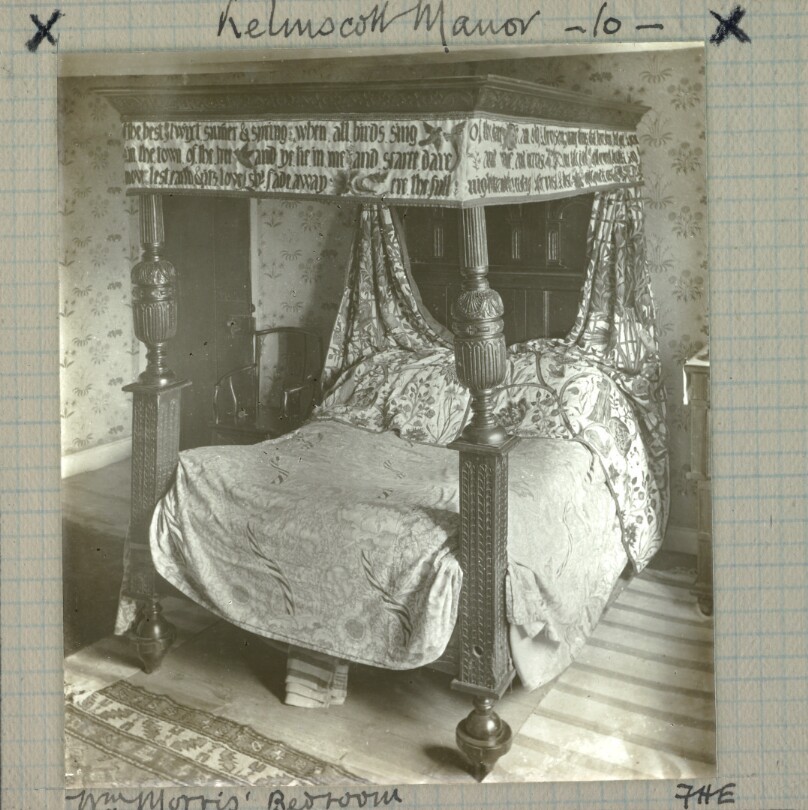 Kelmscott Manor. Wm. Morris's Bedroom.