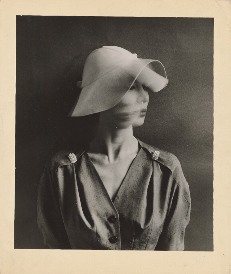 Model Wearing a Hat, Paris
