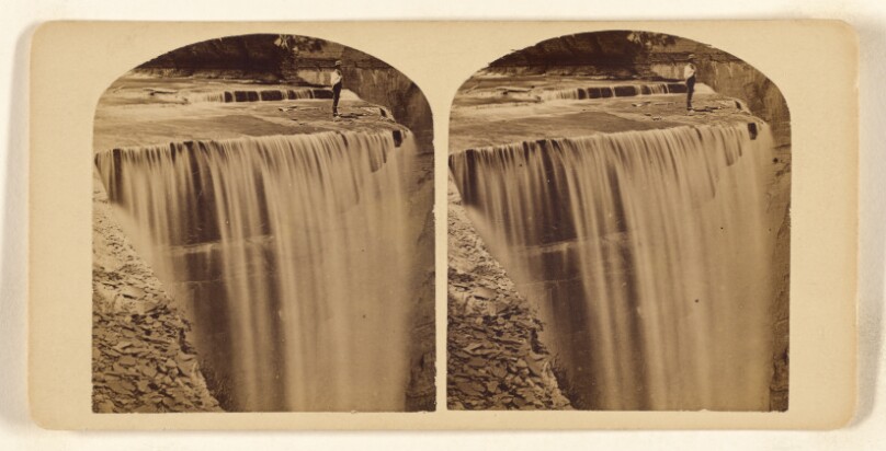 [Taughanic Falls, top of main falls]