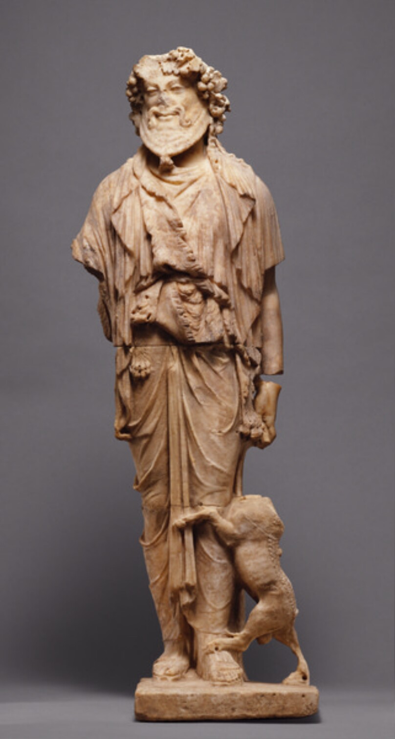 Statuette of Dionysos with an Animal