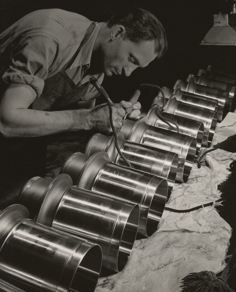Etching Cylinders for Airplane Engines