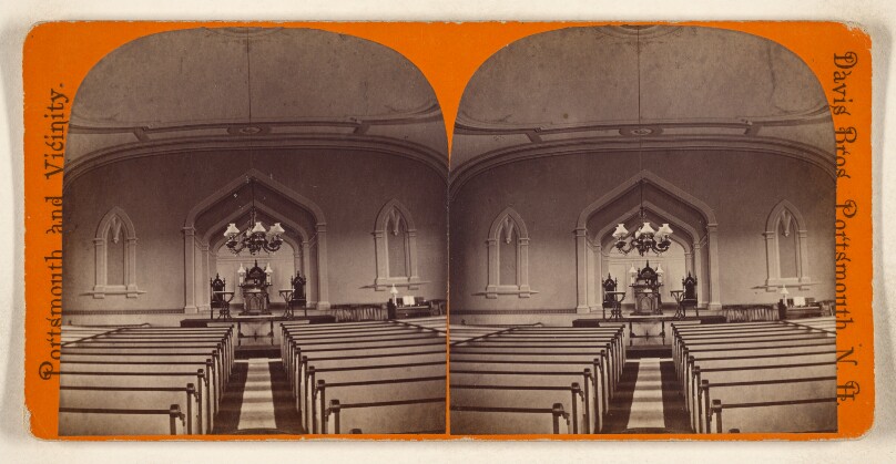 [Interior of a church, Portsmouth, New Hampshire]