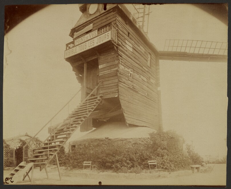 Montmartre, Moulin de la Galette, Rue Lepic