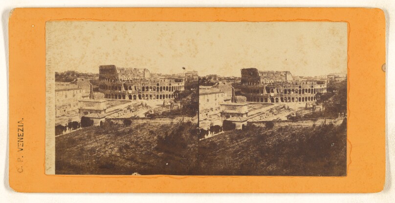 Colosseo preso dai giardini farnesi