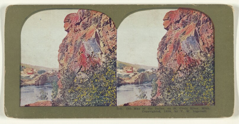 Old Man of the Dalles, on St. Croix River, Minn.