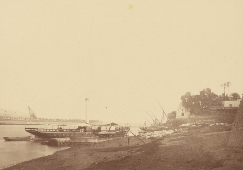 [Boats on the Bank of the Nile]