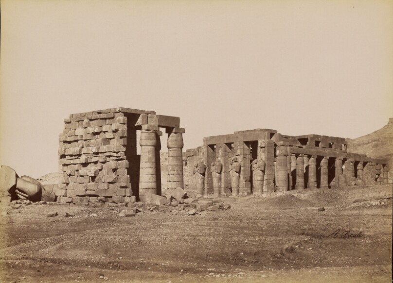 [General View of Temple of Ramses]/ [Ramesseum Vue Generale]