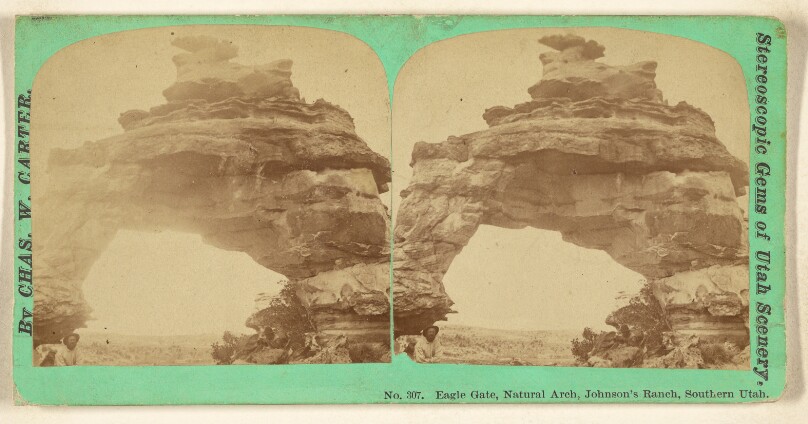 Eagle Gate, Natural Arch, Johnson's Ranch, Southern Utah.