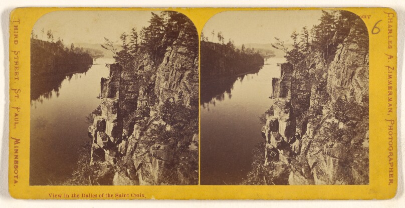 View in the Dalles of the Saint Croix.