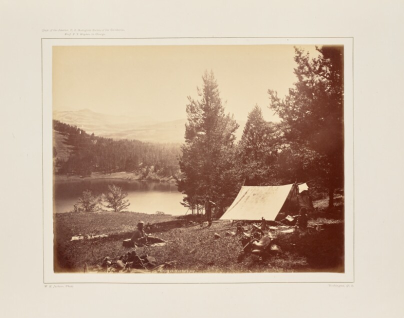 Camp on Mystic Lake