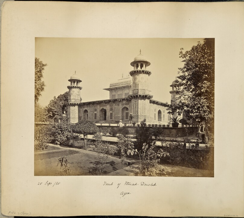 Agra; Mausoleum of Prince Etmad-Dowlah, from the Gate