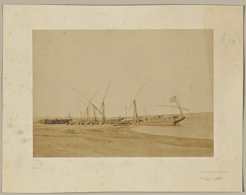 [Greene's boat on the Nile]