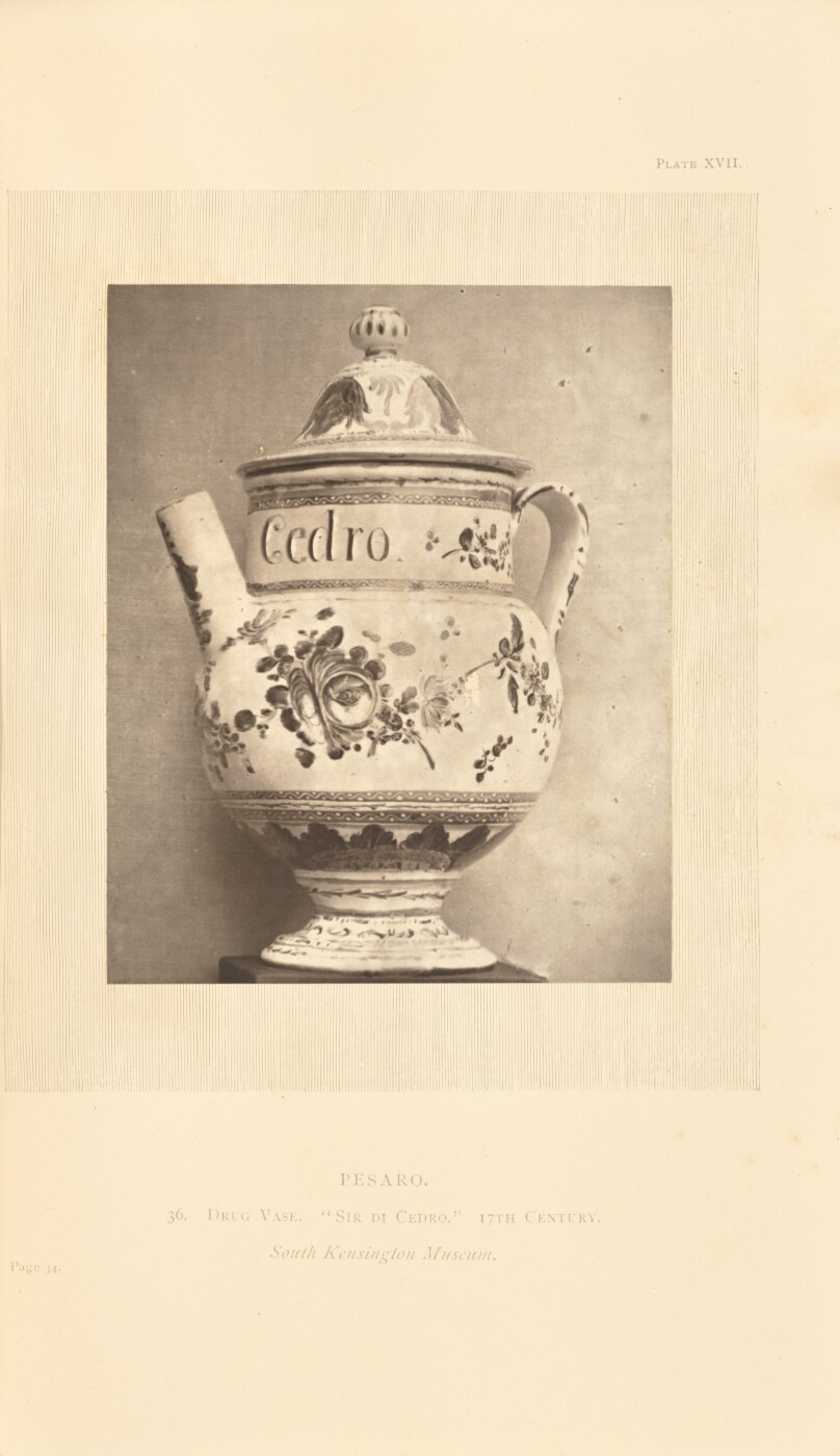 [Drug vase]