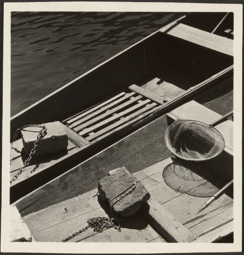 [Two rowboats]