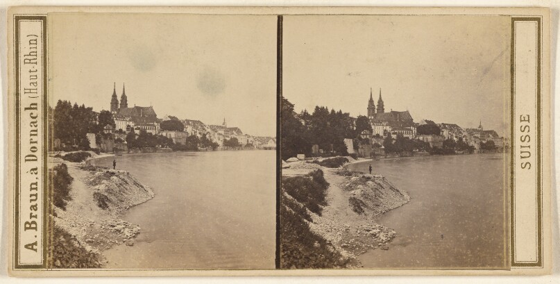 Bale. Vue sur le Rhin.
