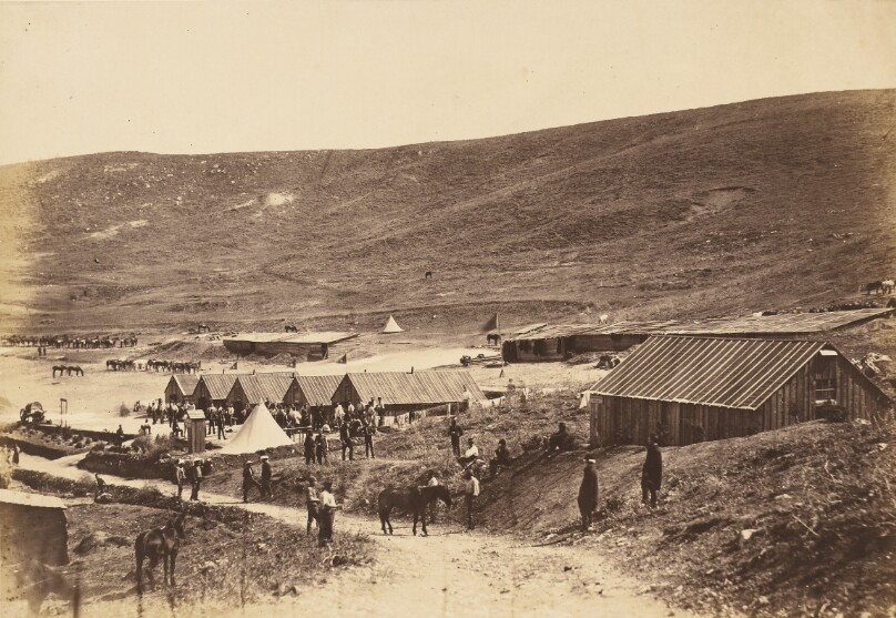Camp of the 4th Light Dragoons.