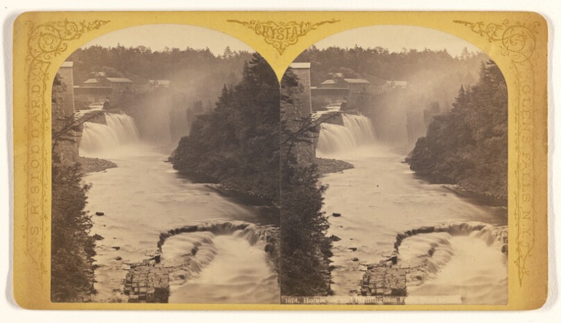 Horseshoe and Birmingham Falls, from below.