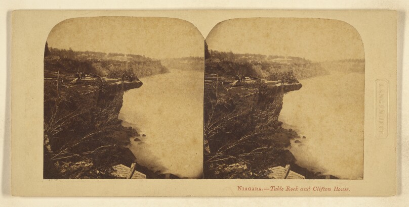 Niagara. - Table Rock and Clifton House.