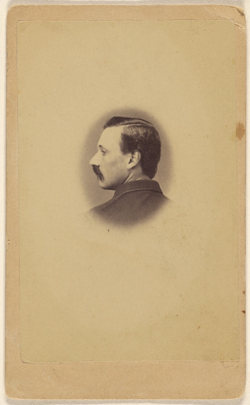 [Portrait of a man in profile]
