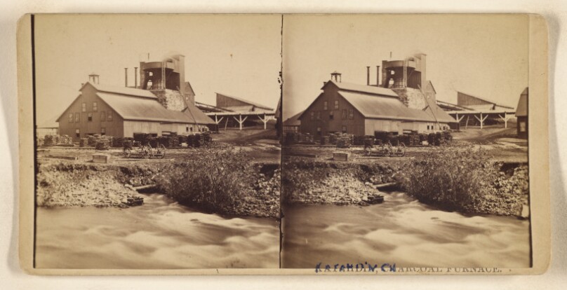 Katahdin Charcoal Furnance. [Maine]