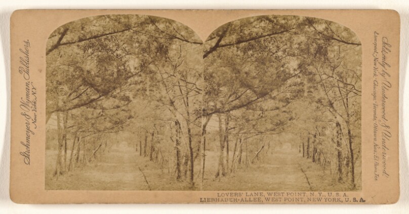 Lovers' Lane, West Point, N.Y., U.S.A.