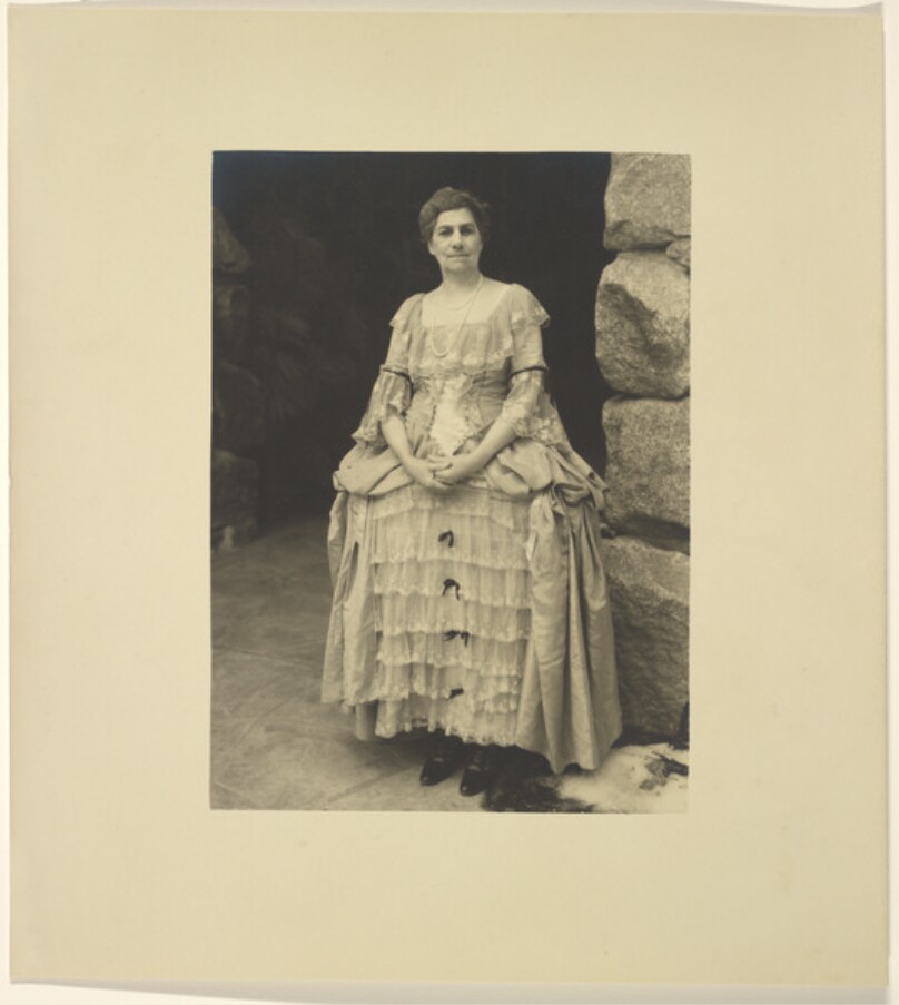 [Portrait of One of the Tresidder Women in Costume]