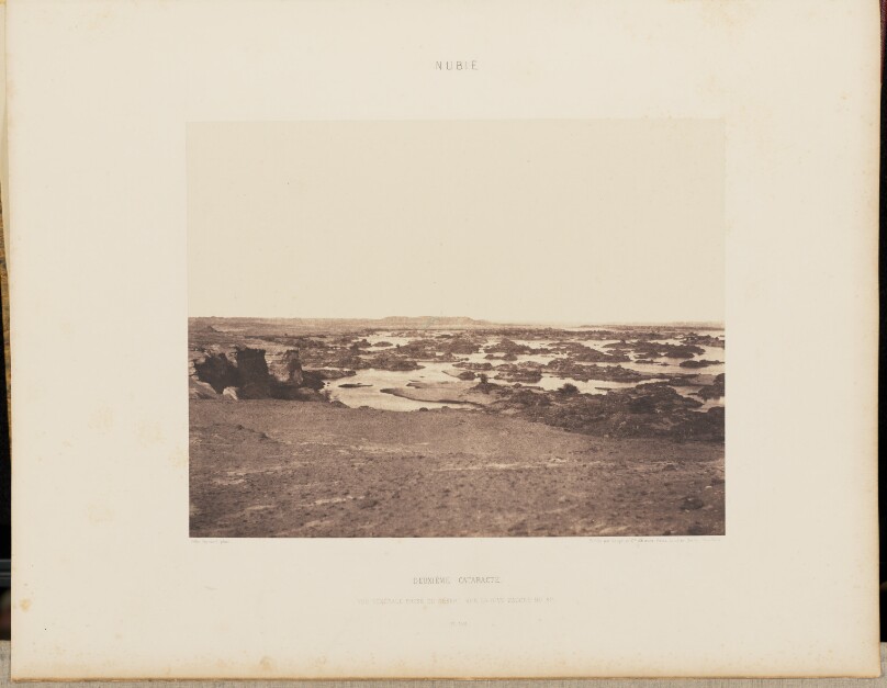 Deuxième Cataracte. Vue Générale Prise du Désert, sur la Rive Gauche du Nil